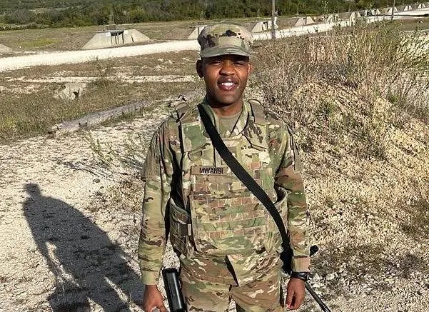 WEO student and army reserves specialist James Mwangi