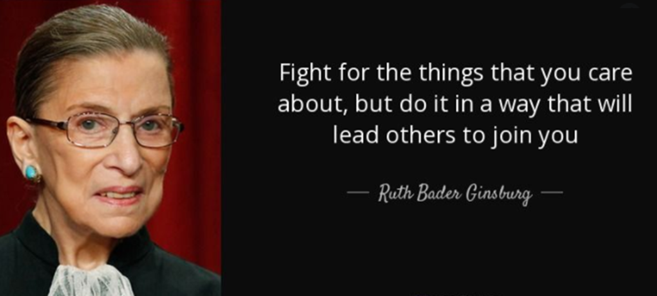 
<span>Justice Ruth Bader Ginsburg</span>
