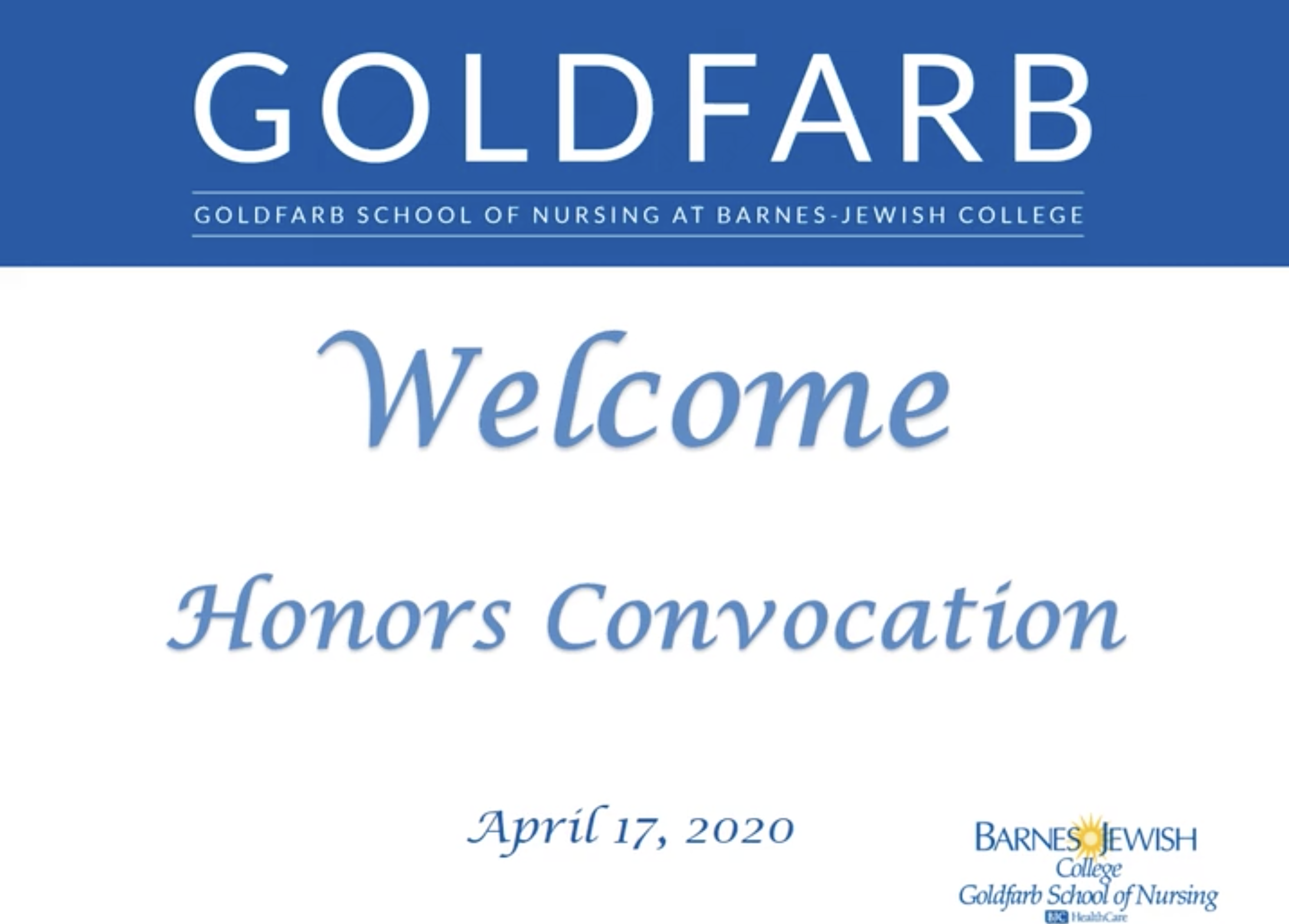 
<span>Spring 2020 Honors Convocation</span>
